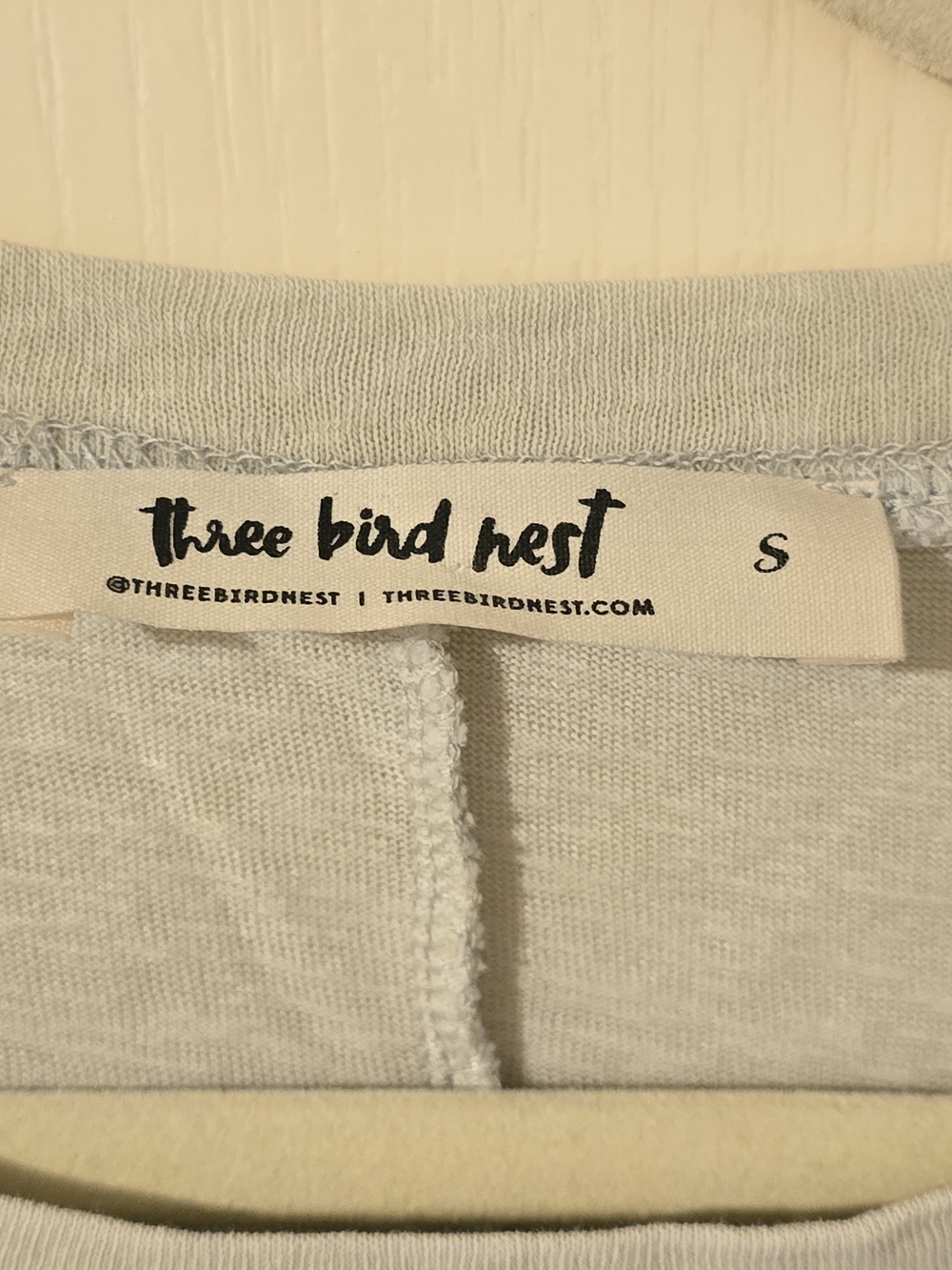 Casual Wide-Sleeve Lace Trim Top in Beige - Picture 4 of 6